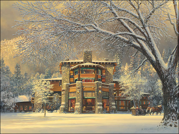 William Phillips Christmas Eve the Ahwahnee Christ-Centered Art