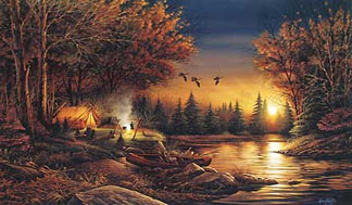 Terry Redlin - Evening Solitude