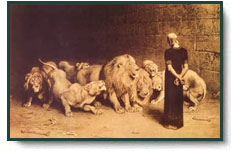 Brition Rivière art print: Daniel in the Lion's Den