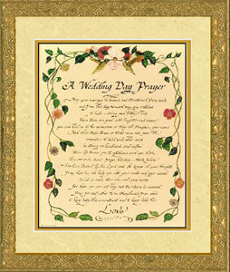 A Wedding Day Prayer by Candy Roe