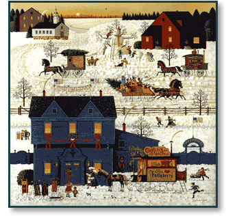 Charles Wysocki - A Warm Christmas Love