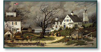 Charles Wysocki - Checking in on Olde Martha's Vineyard
