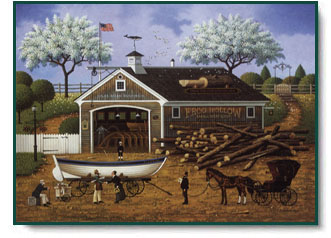 Charles Wysocki - Dahlia Dinalhaven Makes A Dory Deal