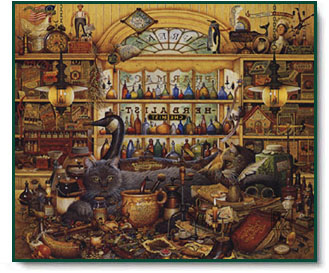 Charles Wysocki - Elmer and Loretta Hangin' Out