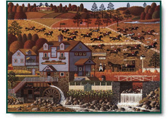 Charles Wysocki - The Foxy Fox Outfoxes the Fox Hunters
