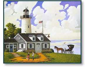 Charles Wysocki - Jayson Sparkin' the Lighthouse Keeper's Daughter