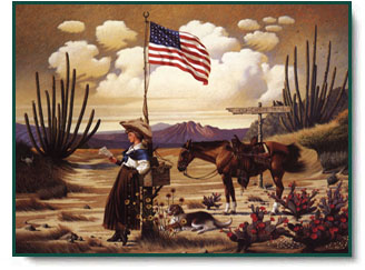 Charles Wysocki - Love Letter from Laramie