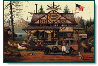 Charles Wysocki - Proud Little Angler