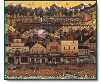 Charles Wysocki - Sleepy Town West