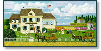 Charles Wysocki - Tea by the Sea