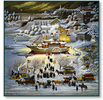 Charles Wysocki - Toying with Dinner